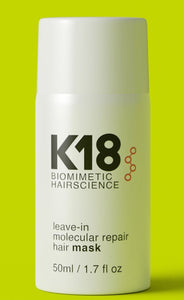 K18 Biometric leave-in molecular repair hair mask