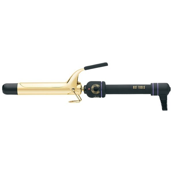 Hot Tools 24K Gold Salon Curling Iron Extra Long Barrel 1.5