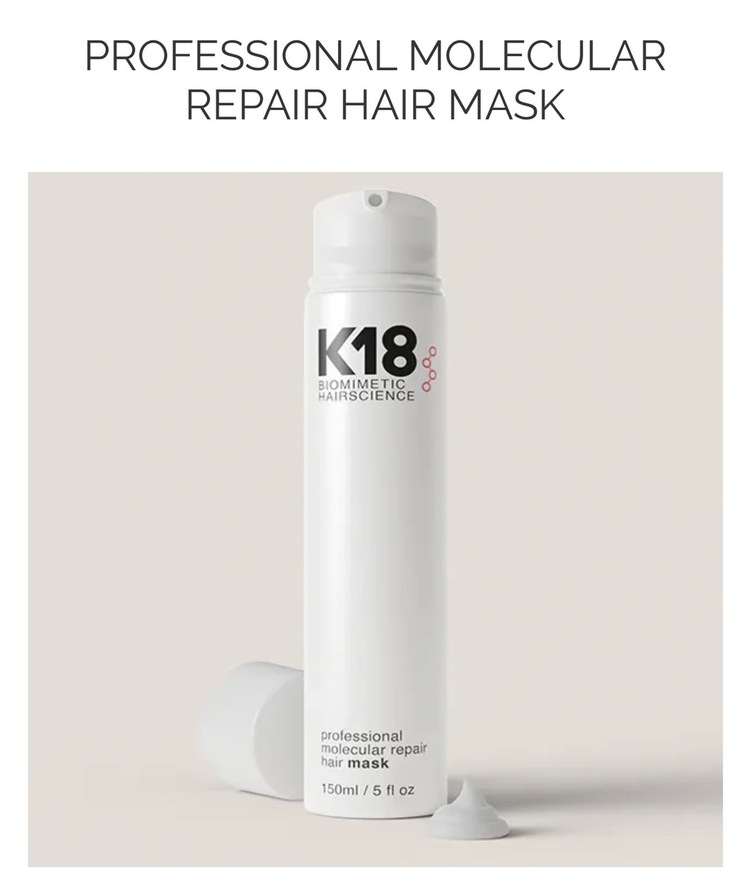K-8 Biomimetic Hair Science Professional Molecular Repair Hair Mask 150ml