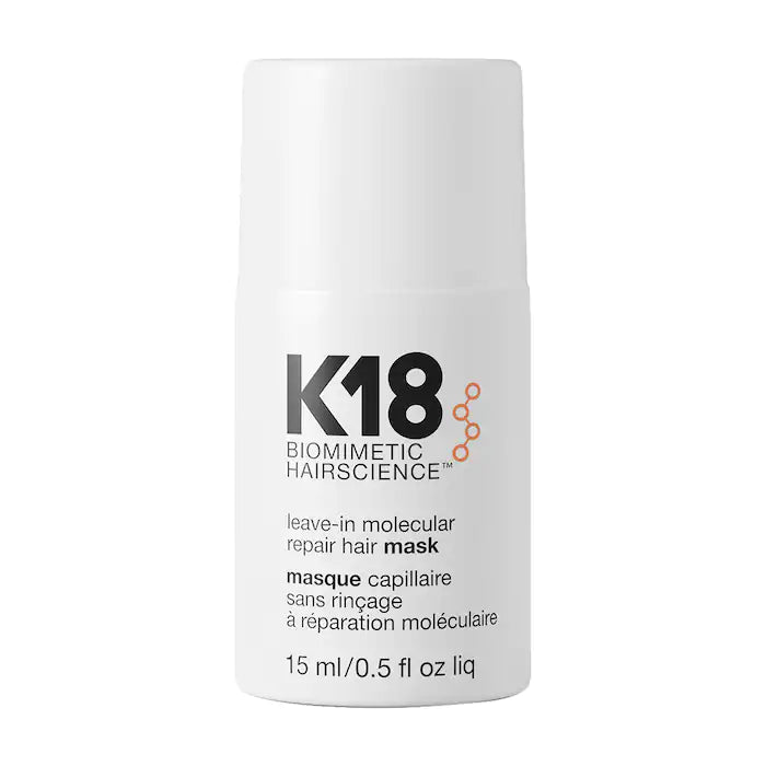 K18 Biometric leave-in molecular repair hair mask mini